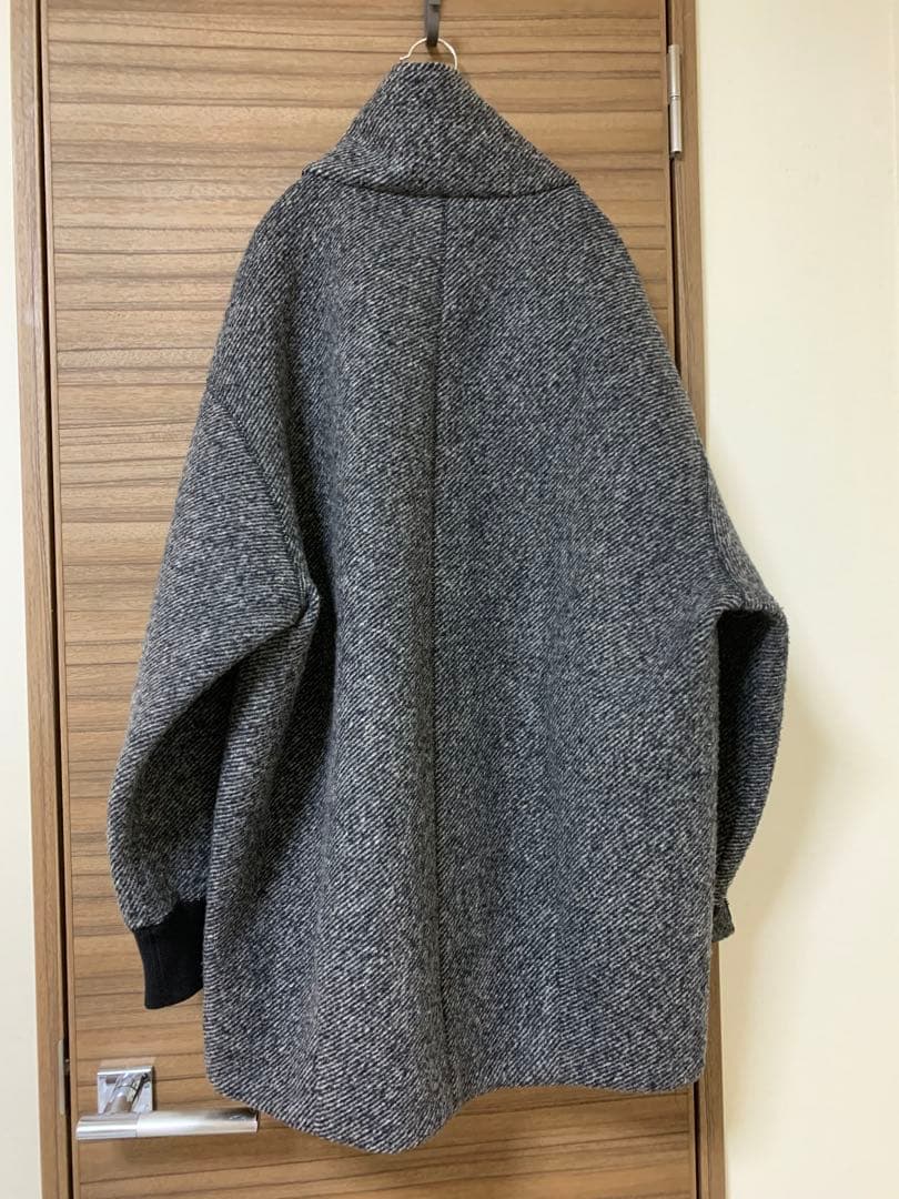 人気完売品　アダムエロペ　ツイードボンディングコーディガン ボンディングコート