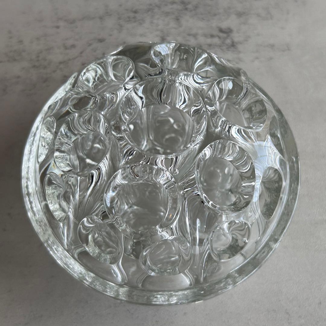 クリストフル＆VMC REIMS  花器　花瓶　フラワーベース　シルバー、ガラス