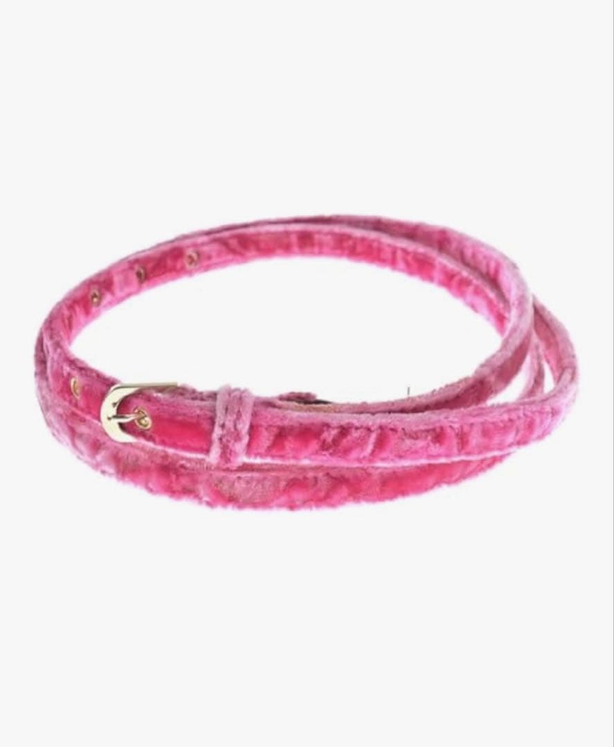 Dries Van Noten ピンク ベルト