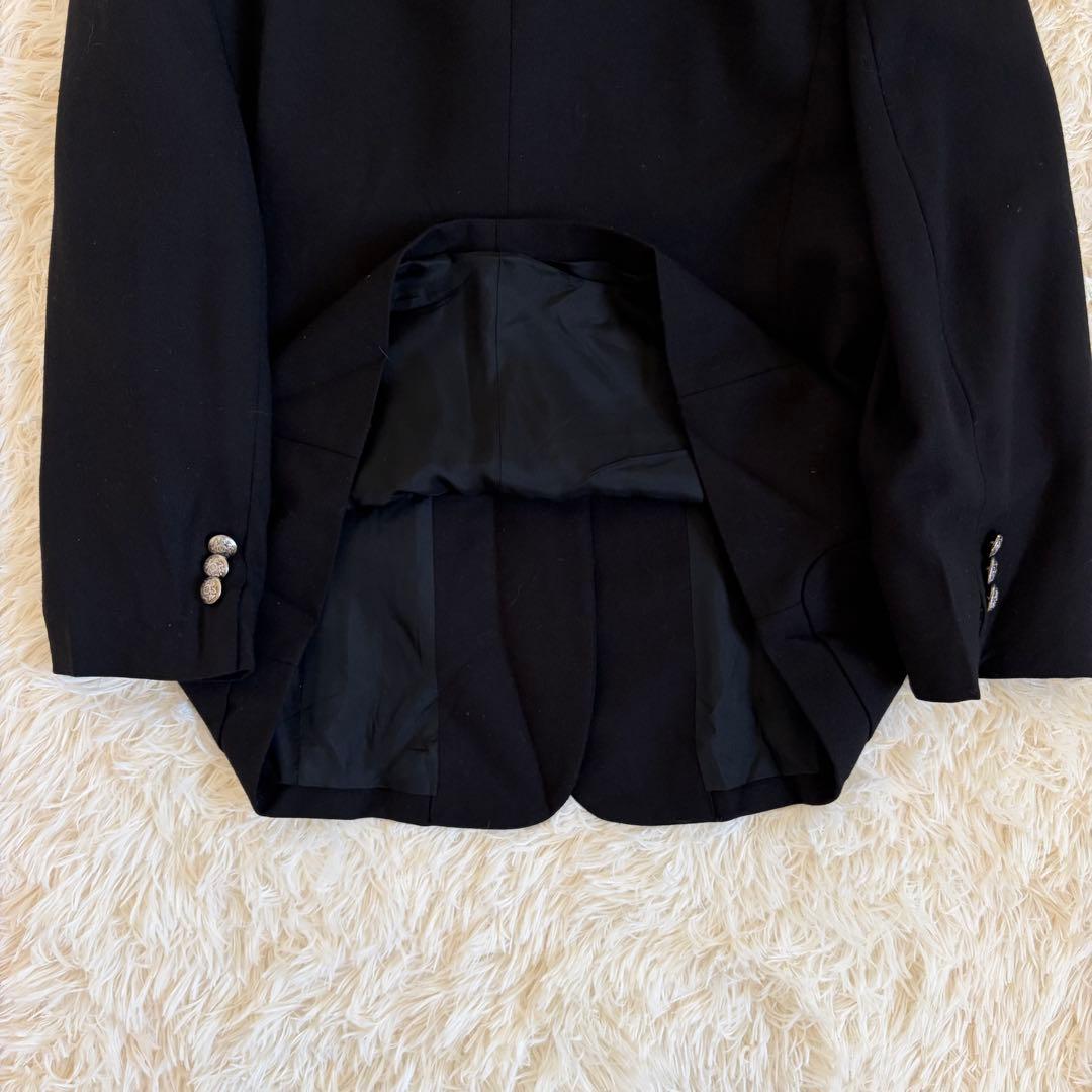 ローレンラルフローレン ブレザー 黒 銀ボタン エンブレム シングル 12