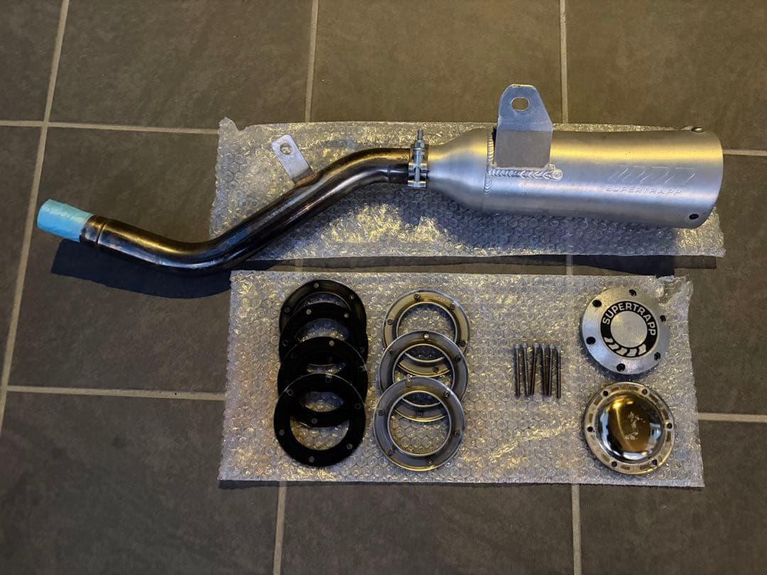 【もっくん】KLX250 キャブ車用 トラップマフラー