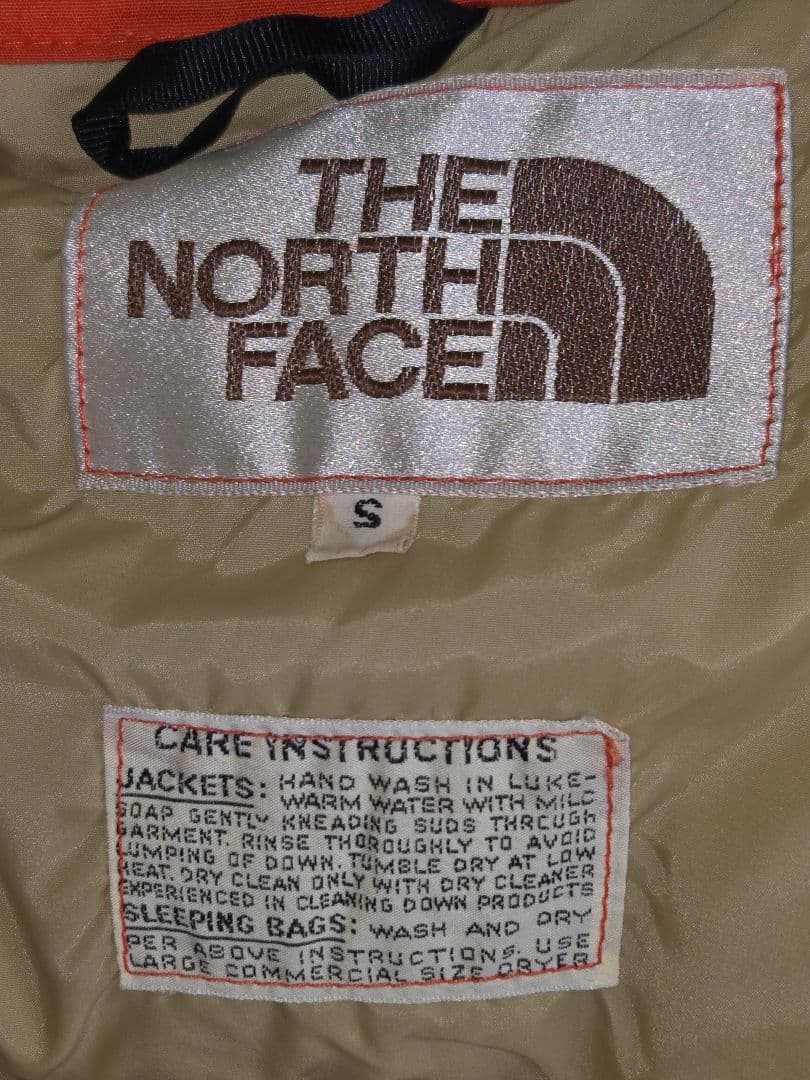 ★値下げ★80s 茶タグ★NORTH FACE ノースフェイス ダウンベスト