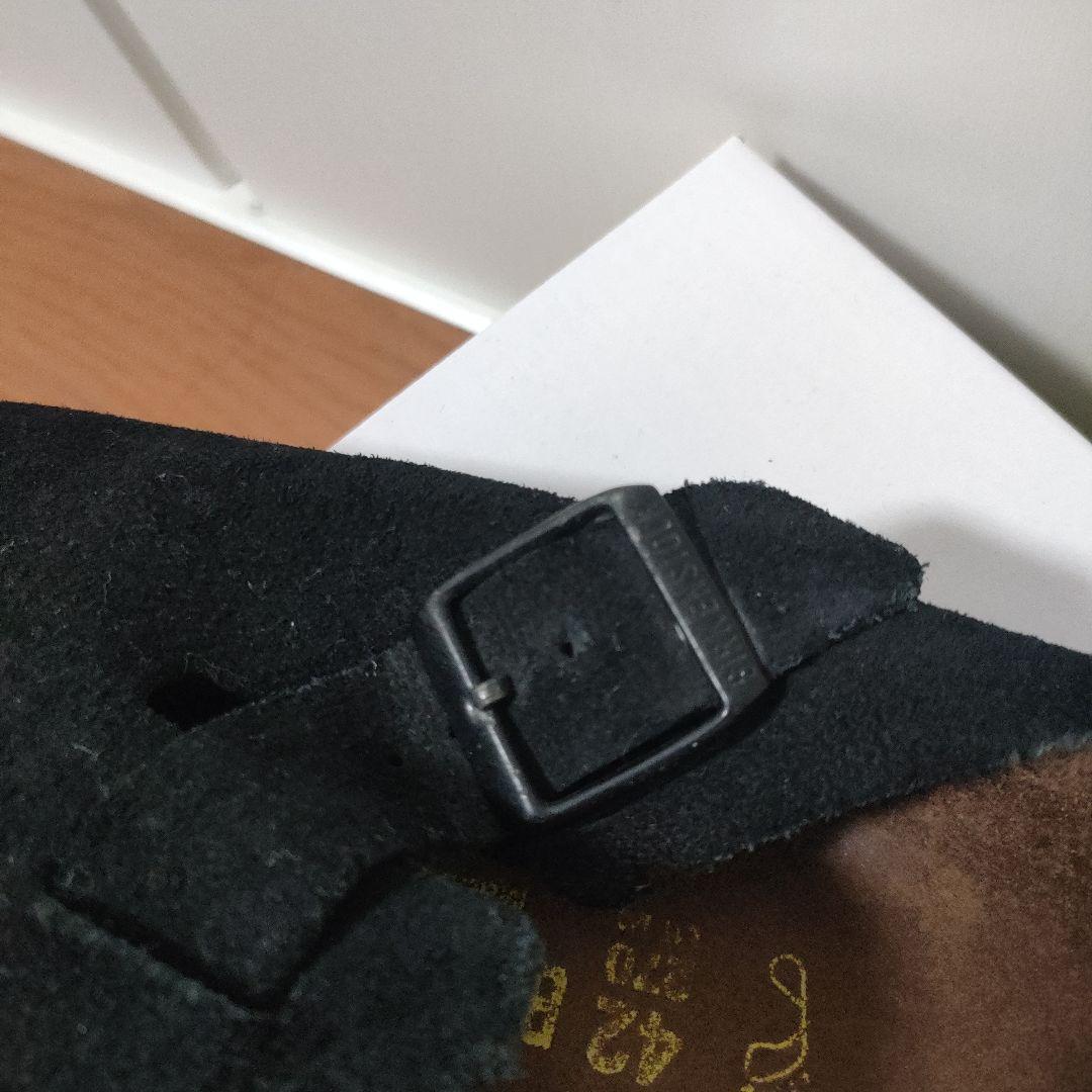 ビルケンシュトック　ボストン　42 スエード　ブラック