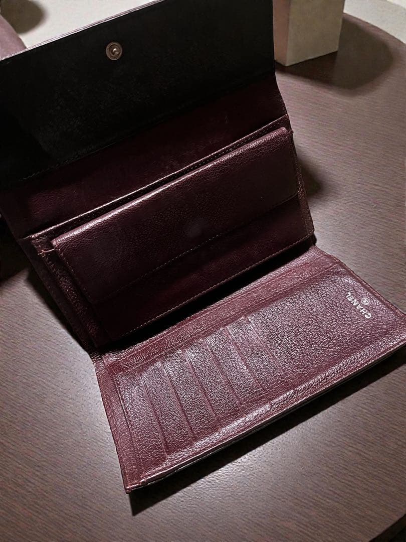 CHANEL シャネル 長財布 ビコローレ フラップウォレット ブラック