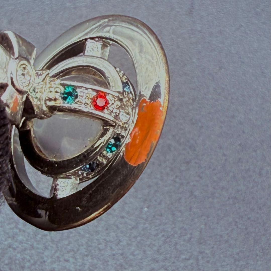 Vivienne Westwood オーブ　ネックレス シルバー　ラインストーン