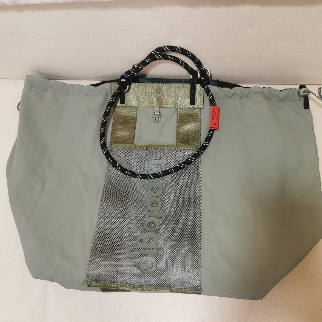 リバーシブルボストンバッグ 大容量 トポロジー 一包多用