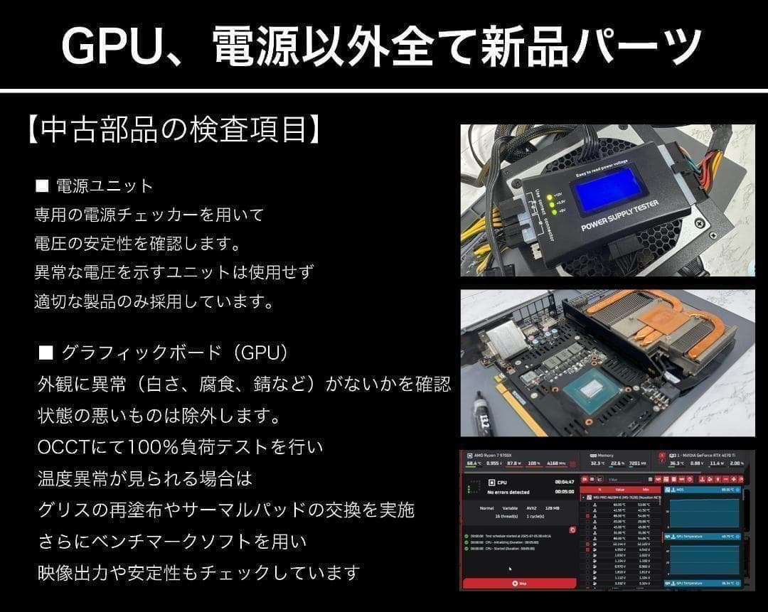 【即納激安ブラックモデル】RTX4060Ti搭載ゲーミングPCフルセット✨