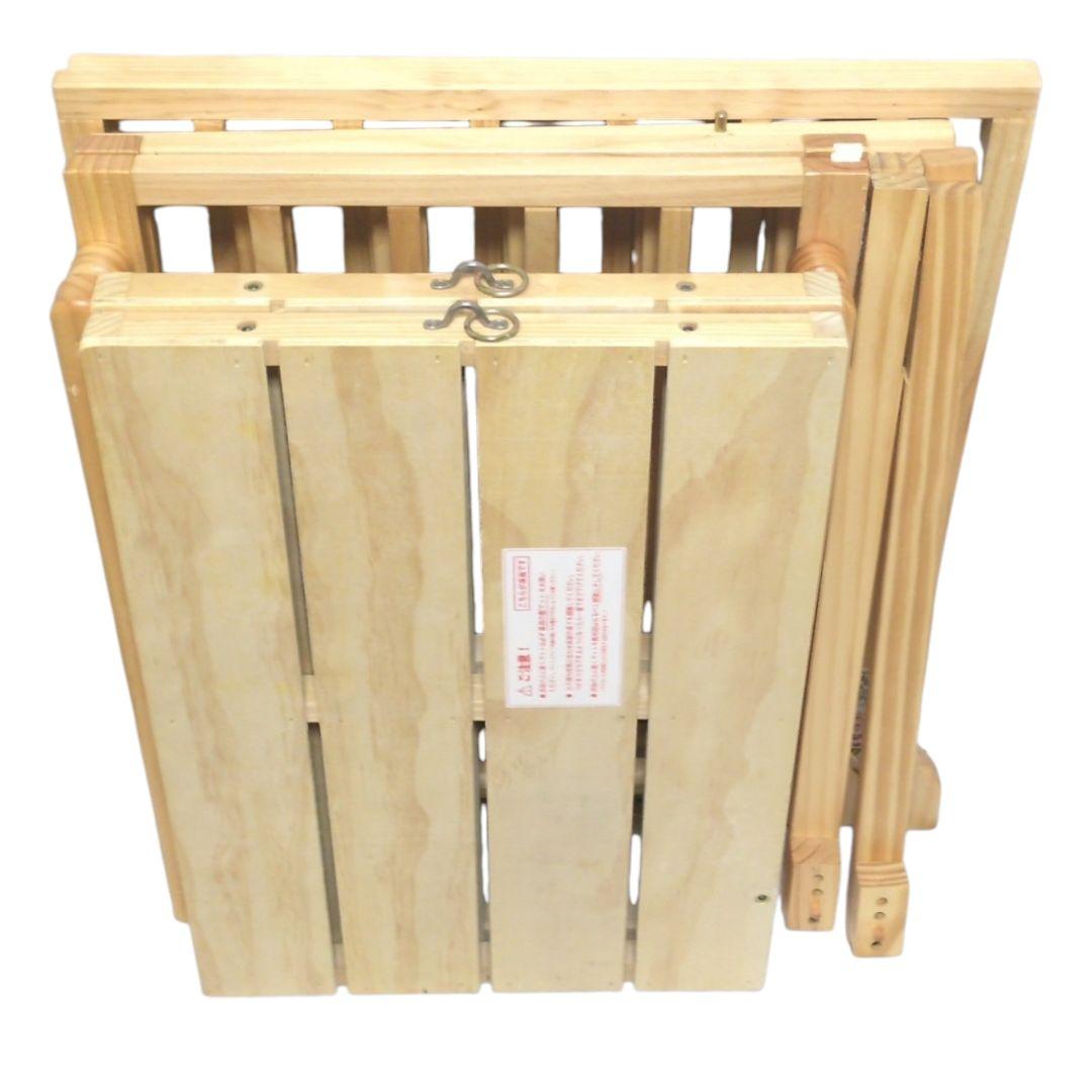 大和屋 そいねーる3 ベビーベッド 木製 ナチュラル 高さ調整可 説明書付き