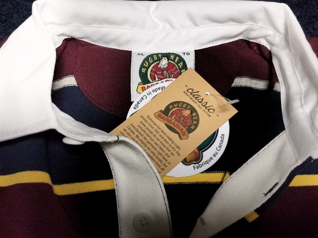 BARBARIAN バーバリアン ラグビーシャツ XLサイズ 未使用品