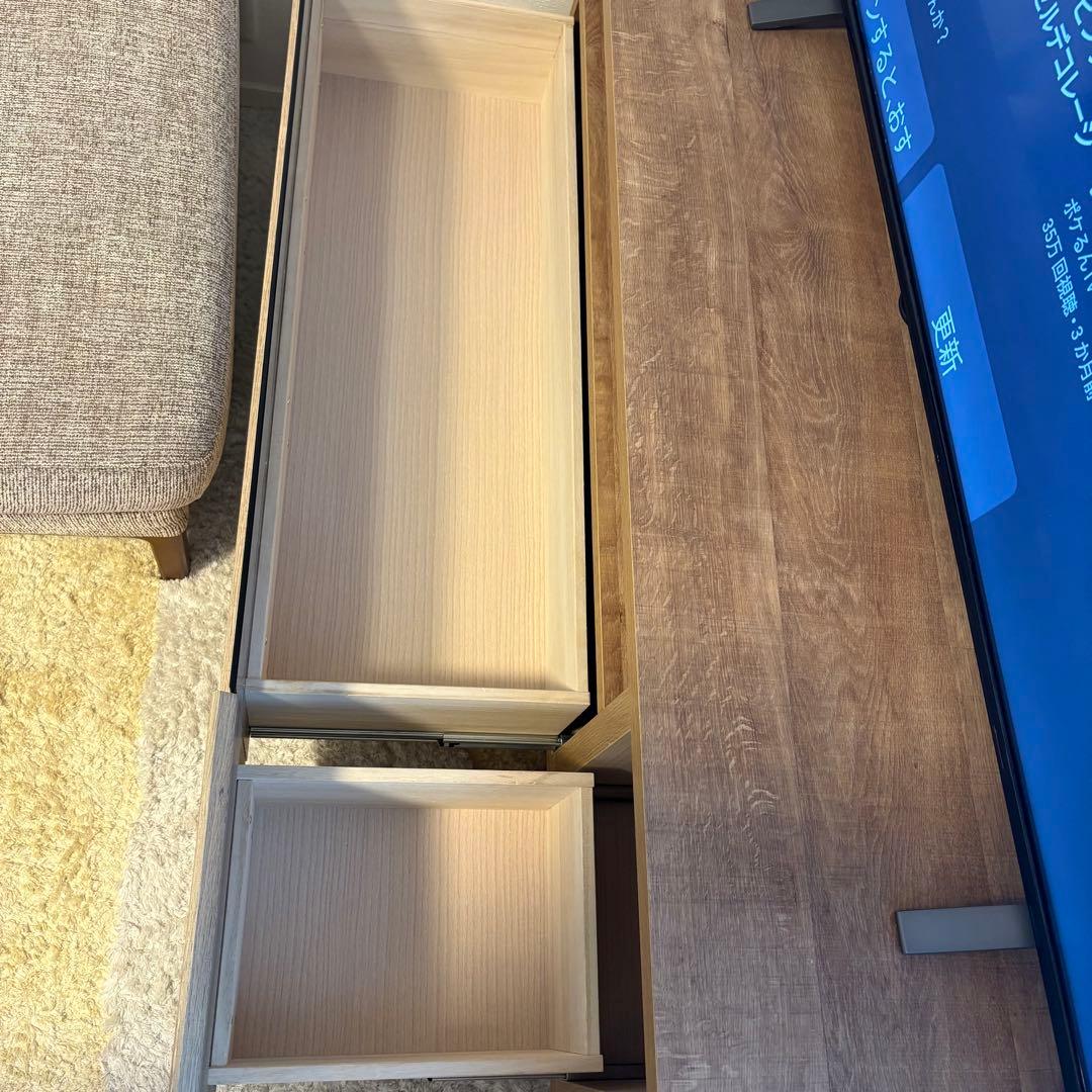 MOKU テレビ台 幅150cm ナチュラル　ウッド