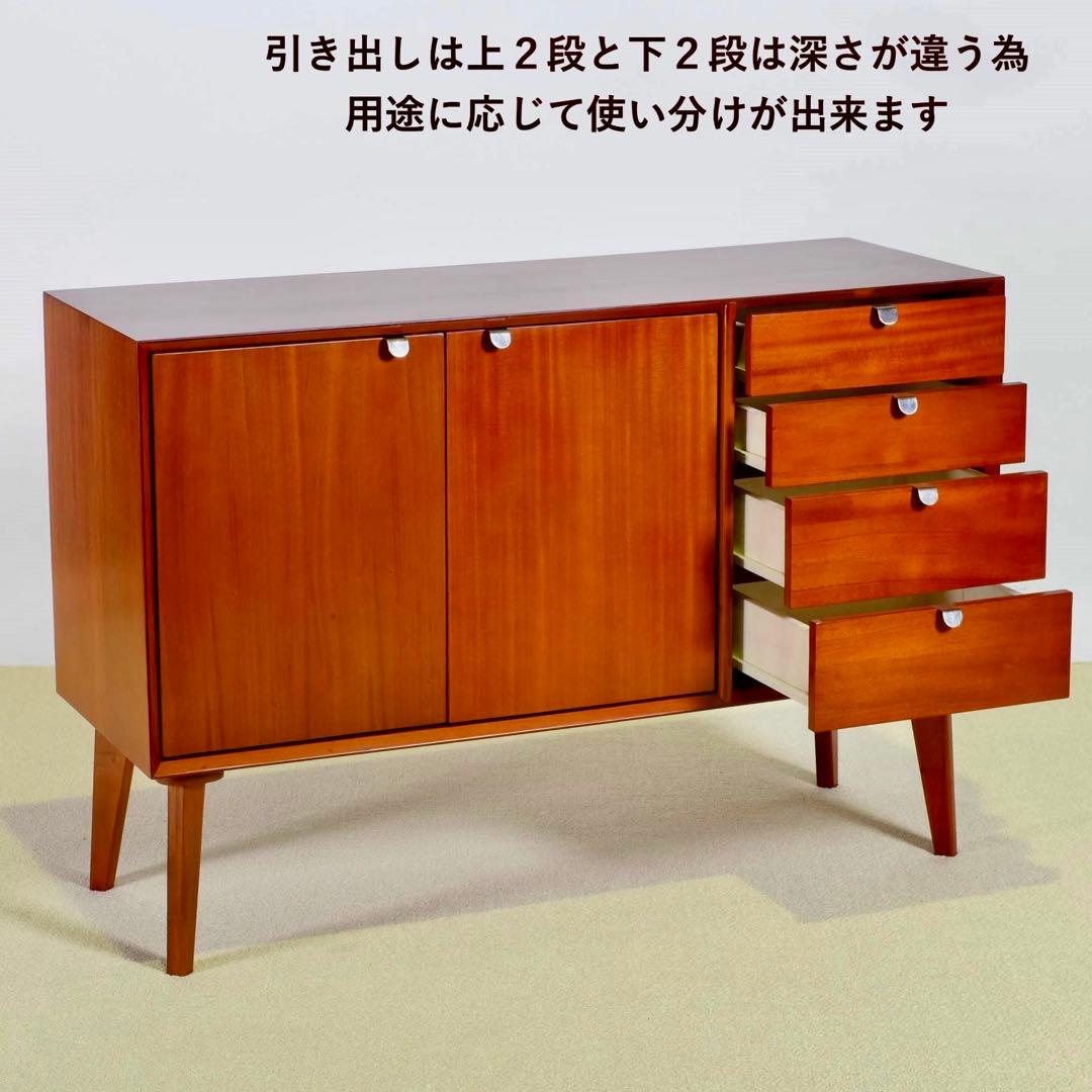 A 新品 北欧 キャビネット リビングボード 収納 本棚