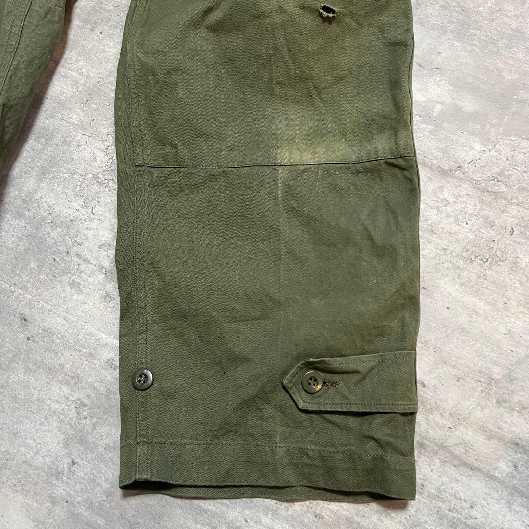 M-47 後期 M47 フランス軍 サイズ21 ヘリンボーン カーゴパンツ　希少