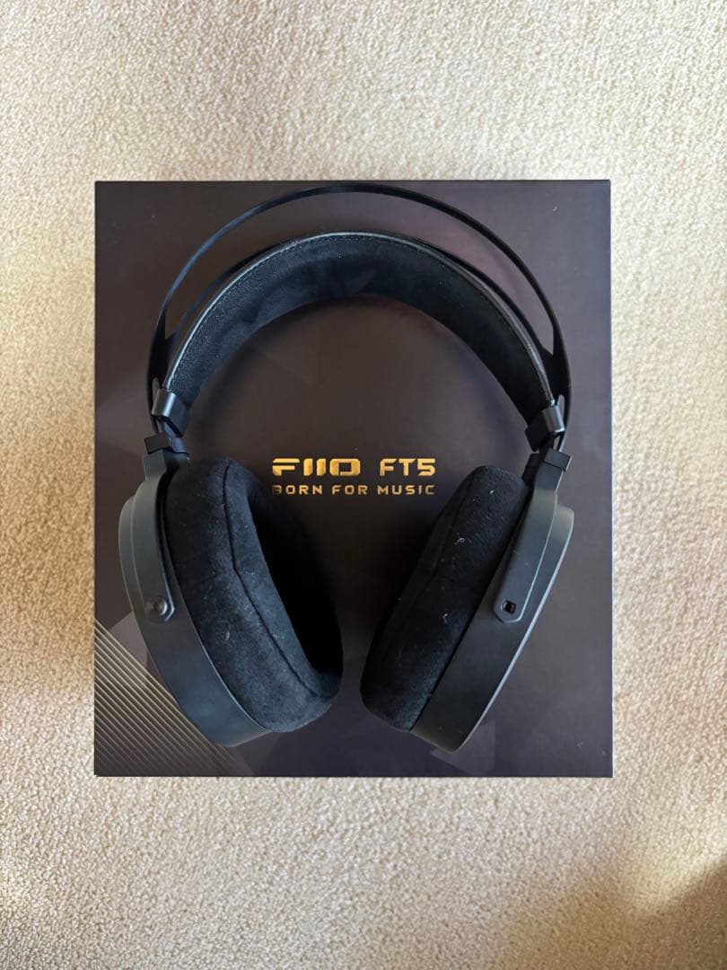 FIIO FT5 Black 有線ヘッドホン 開放型 平面磁界ドライバー