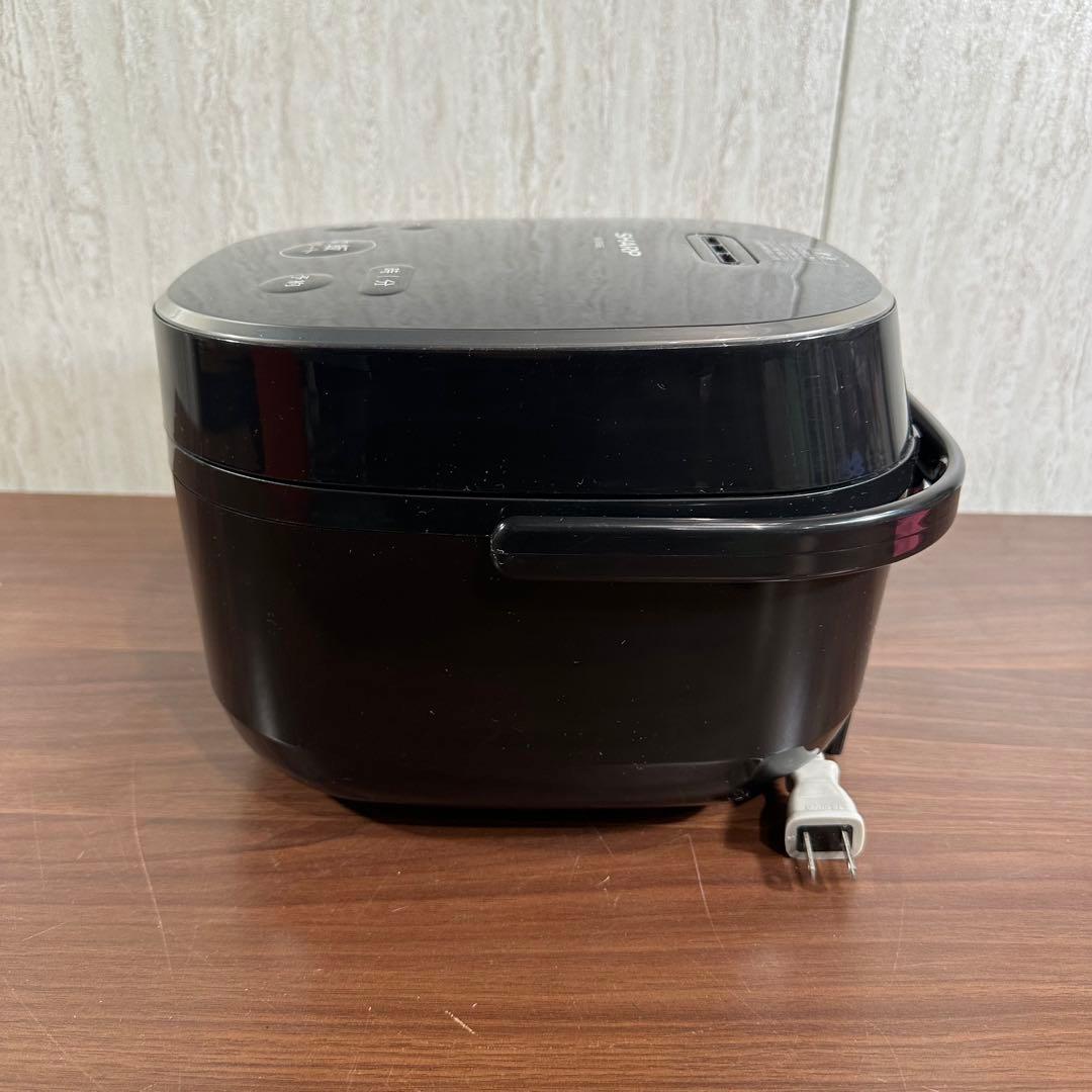 美品 SHARP 3合炊き ジャー炊飯器 KS-CF05B-B 19年製