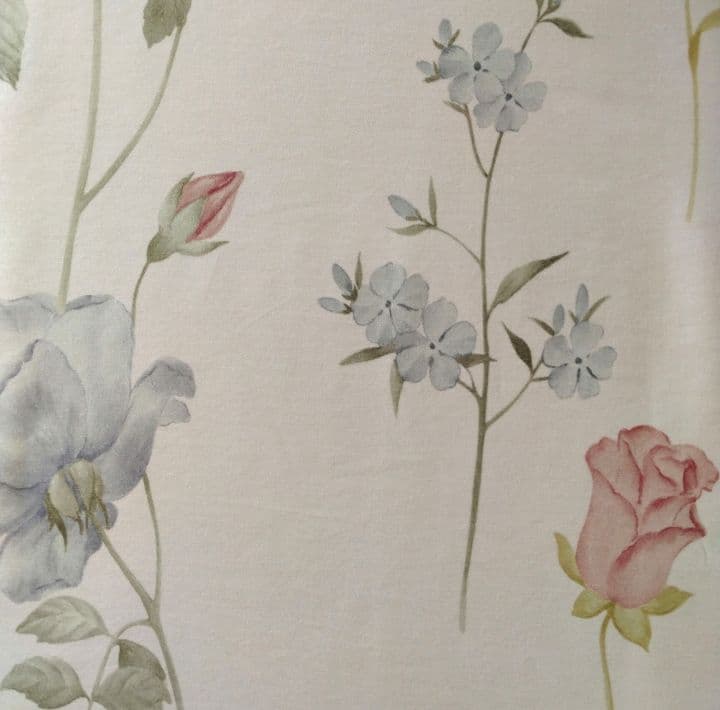 新品★優雅な薔薇フロックス柄綿100%シングル掛け布団カバーと枕カバー3点セット