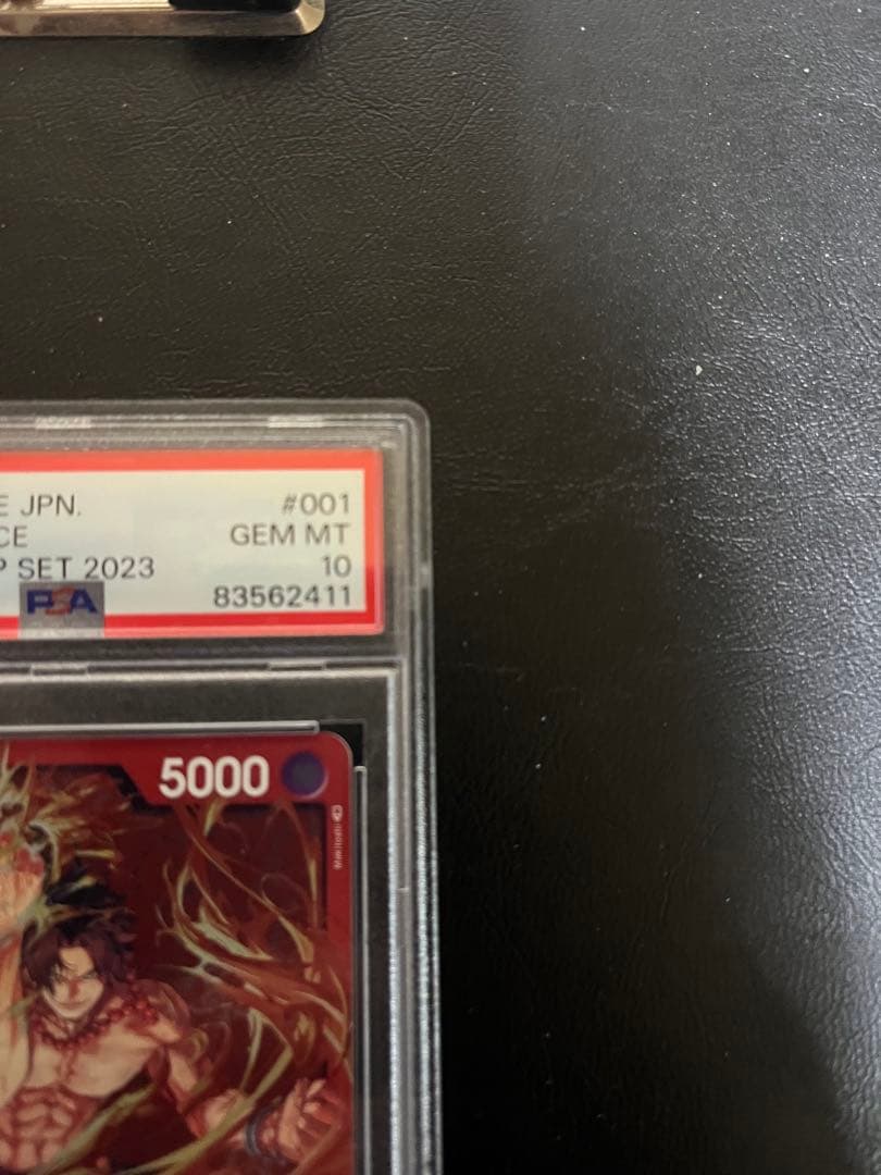 【PSA10 】ワンピース ポートガス D エース プロモ OP03-001 L