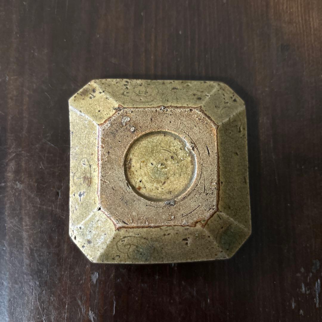 時代黄瀬戸小皿　5点　豆皿　美濃　瀬戸　酒盃　骨董　アンティーク　古道具　李朝