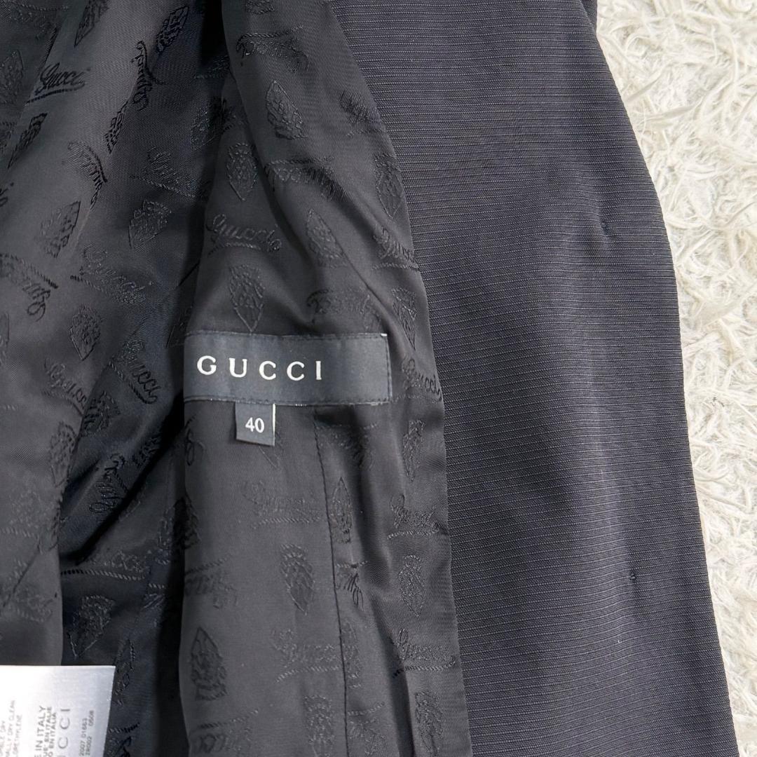 16772✨美品✨グッチ トムフォード期 テーラードジャケット 裏地総柄 40