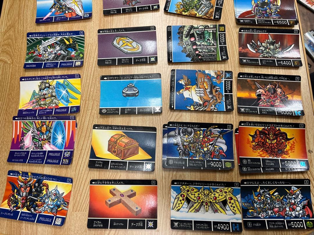 SDガンダム外伝　カードダス　当時品　合計約199枚　被り含んでの枚数