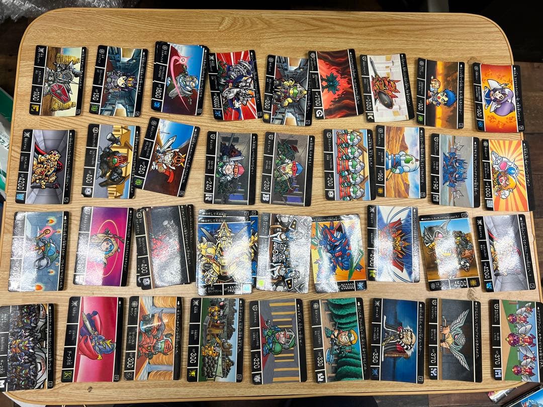 SDガンダム外伝　カードダス　当時品　合計約199枚　被り含んでの枚数