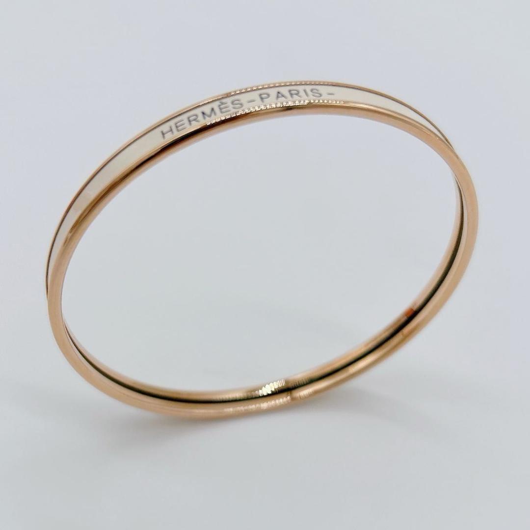 美品 HERMES 箱保存袋付き エルメス ブレスレット バングル レディース