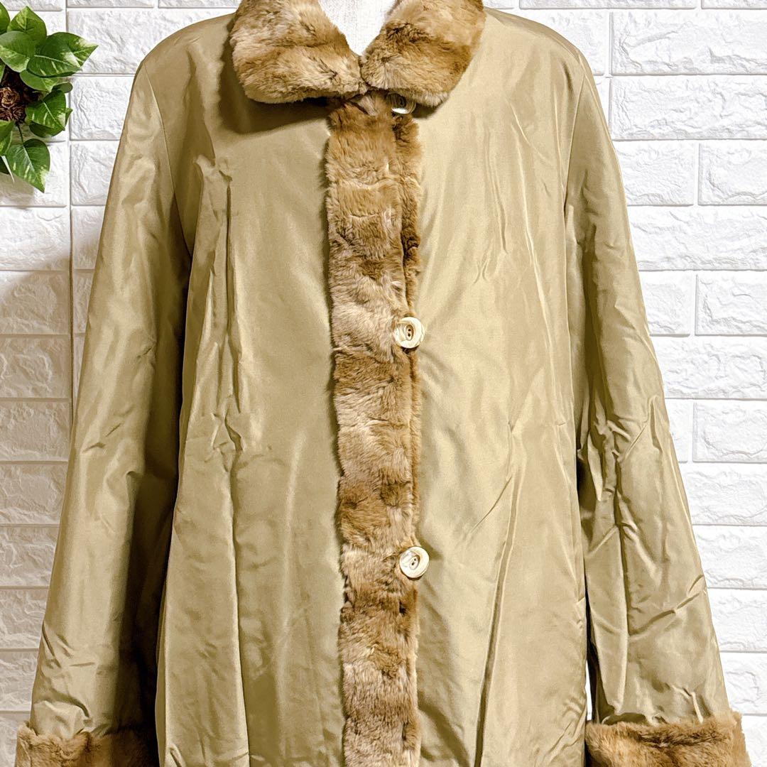 T087 ムーンバット Fond リバーシブルコート シルク100% ウィゼル