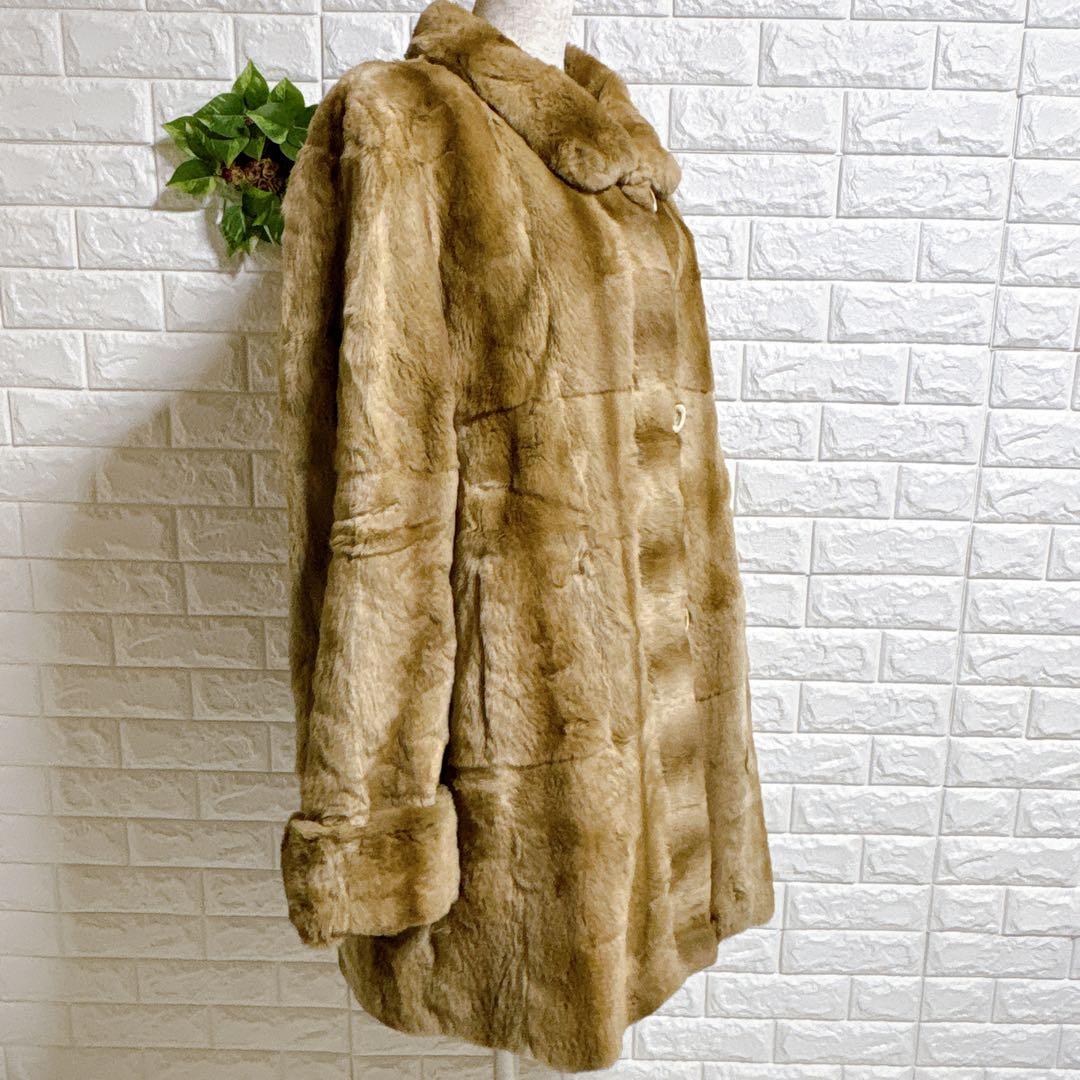 T087 ムーンバット Fond リバーシブルコート シルク100% ウィゼル