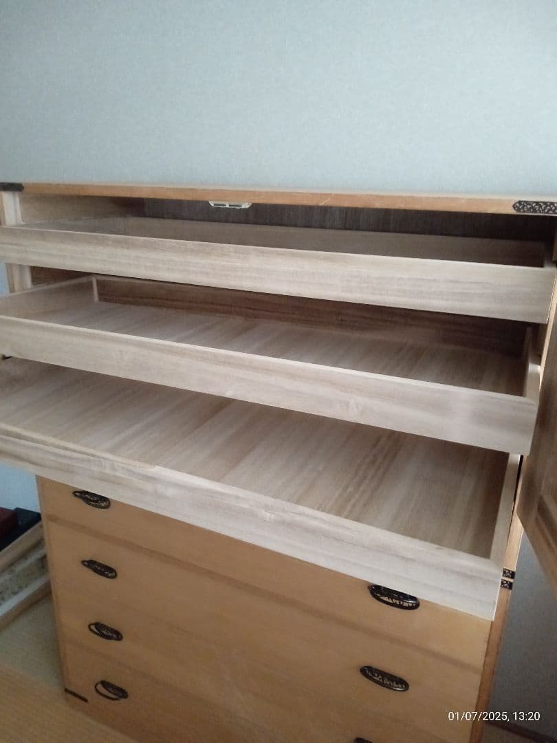 桐箪笥　桐たんす　桐タンス　着物箪笥　和箪笥　昭和レトロ 扉盆