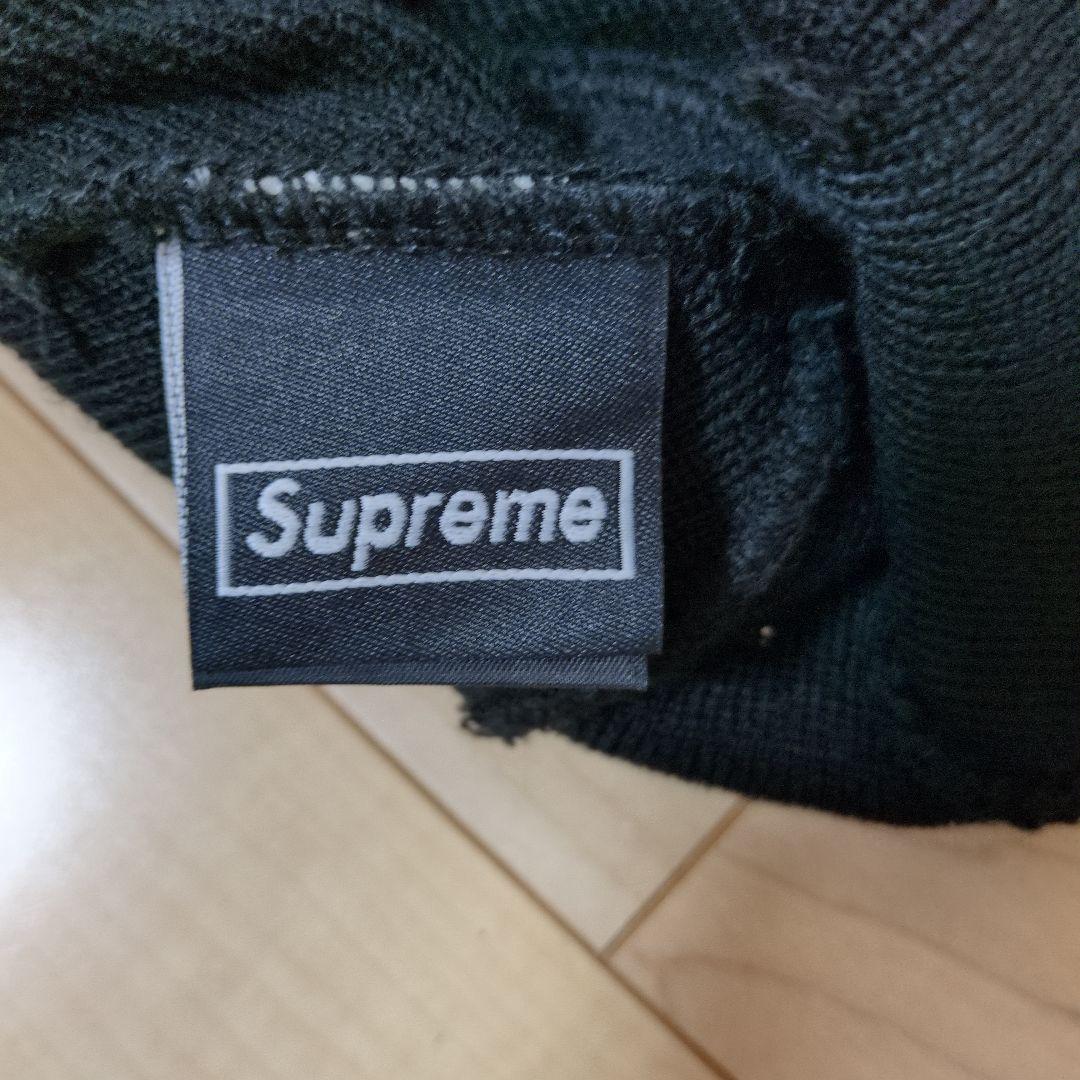 Supreme ニット帽 黒 Sロゴ　確実正規品　新品タグなし試着程度　ビーニー
