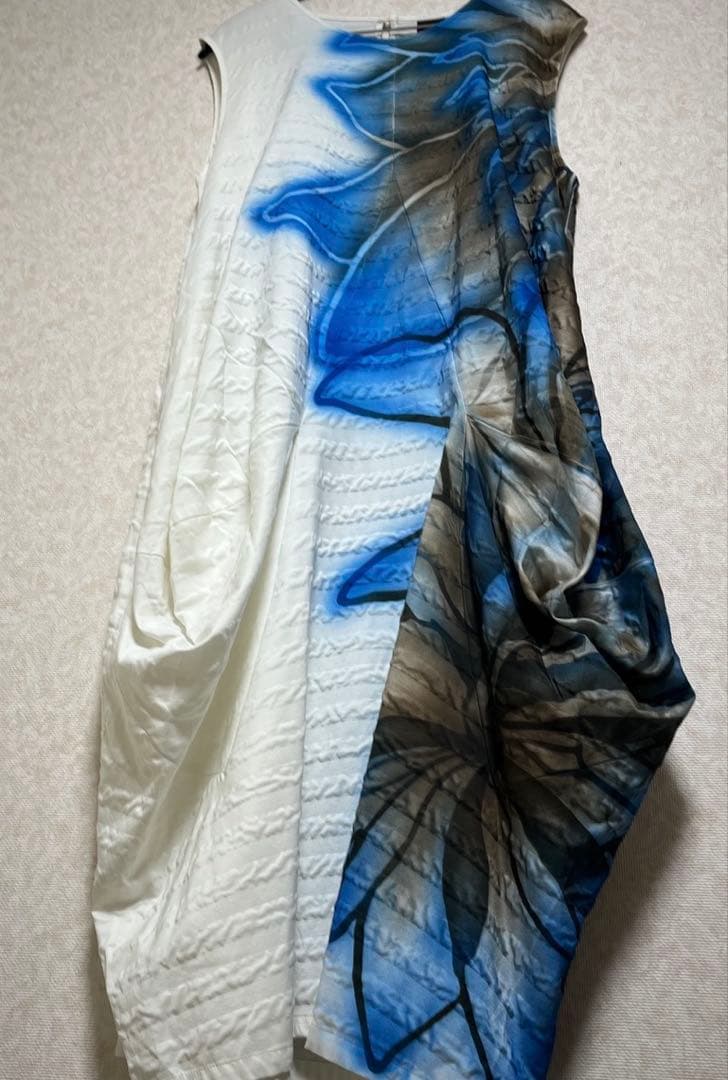 YOKANG ノースリーブカットソーリゾートワンピース