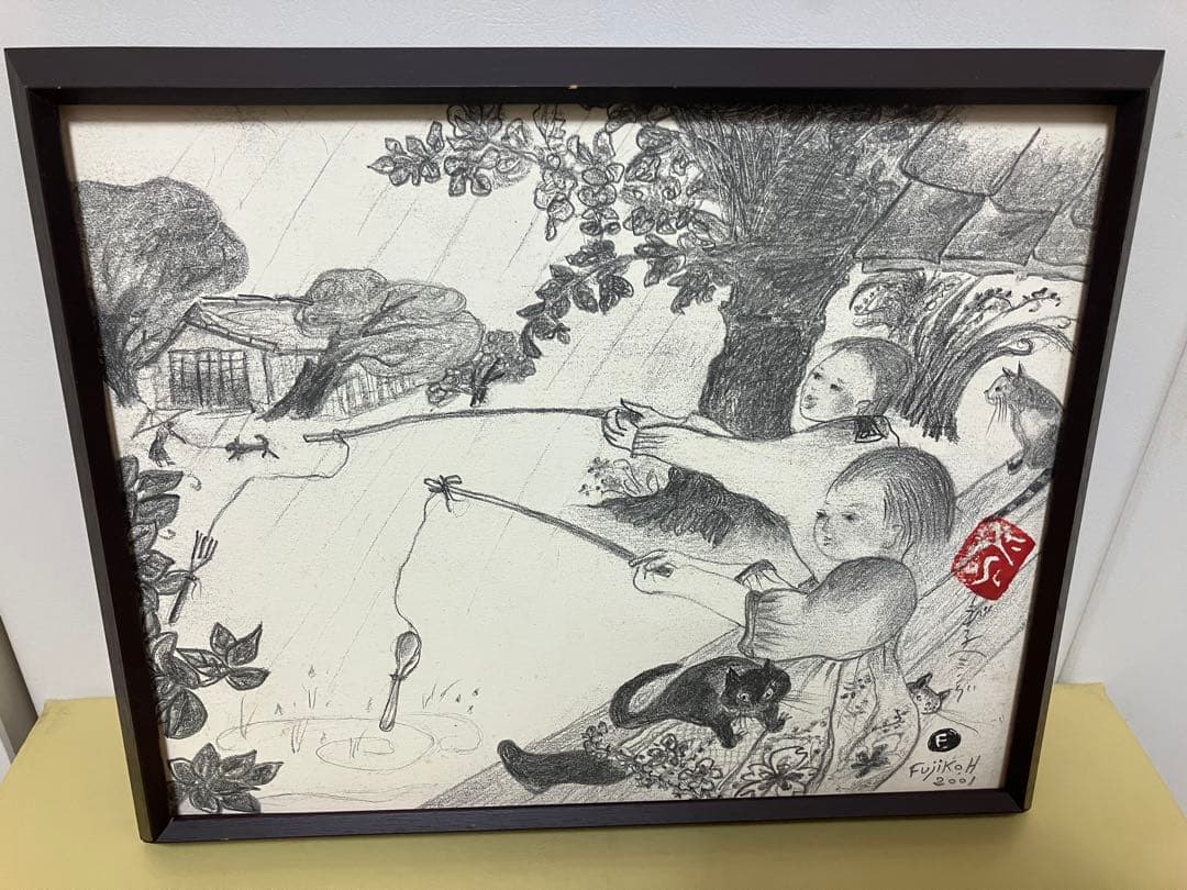 フジ子・ヘミング　『雨の日』　海外　アート