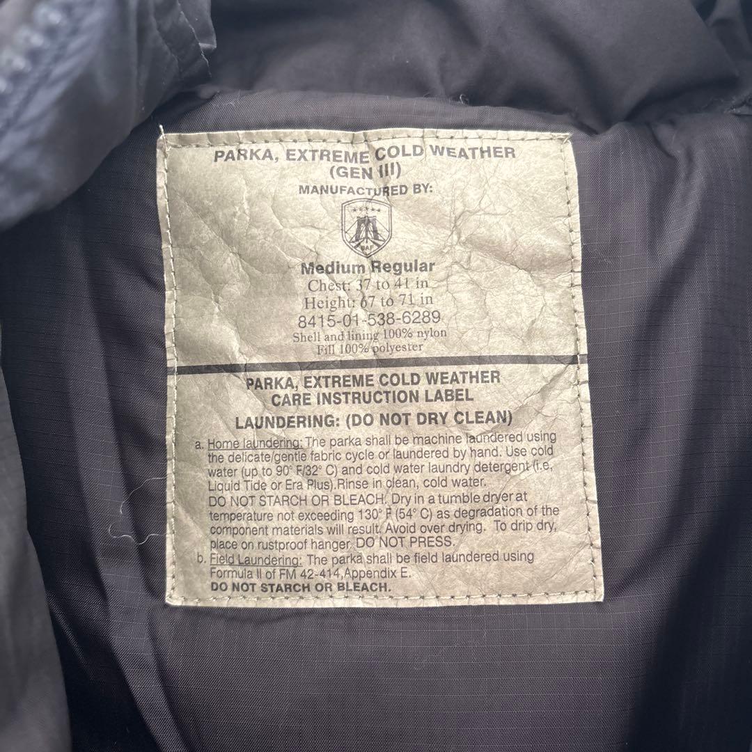 BAF ECWCS GEN3 LEVEL7 PRIMALOFT Mサイズ