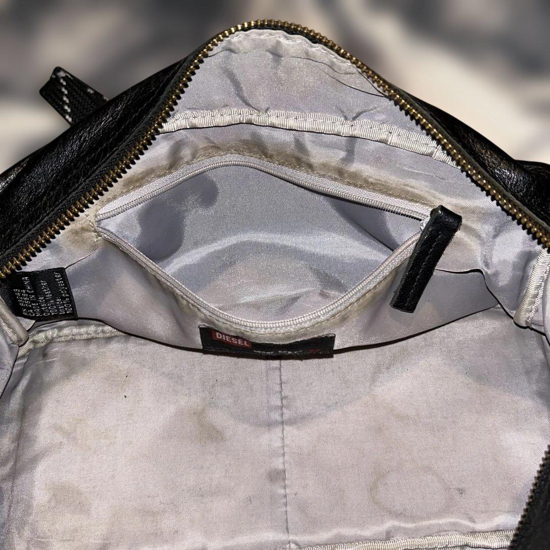 バッグ DIESEL leather handbag