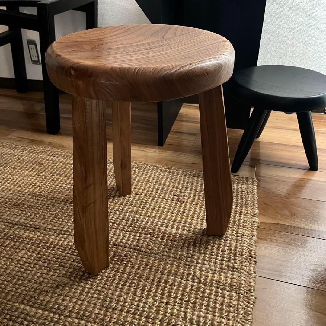 ベルジェ　スツール　カッシーナ　ブラウン シャルロット　ペリアン