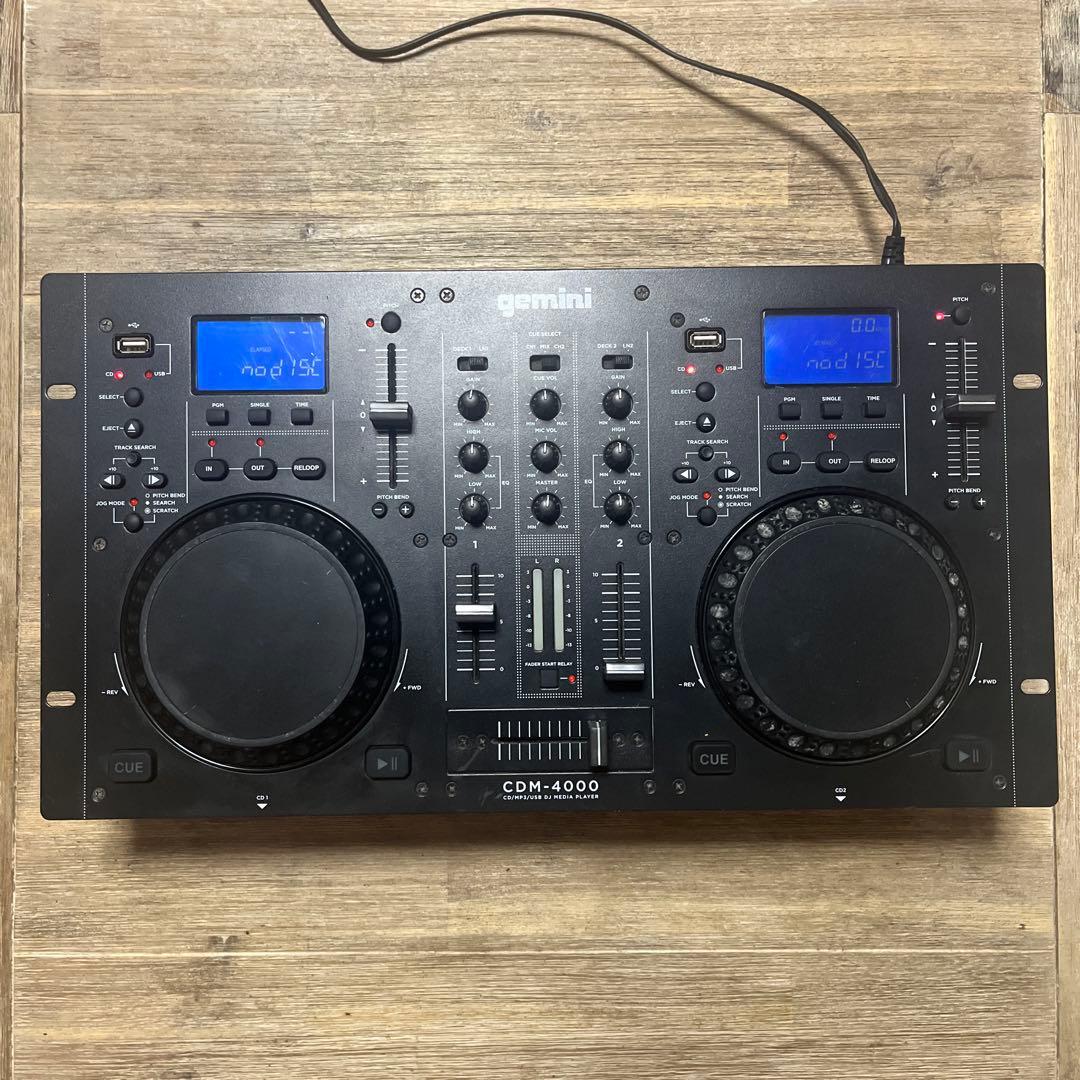 DJ機材 gemini CDM-4000 CD/MP3/USB MEDIA PLAYER