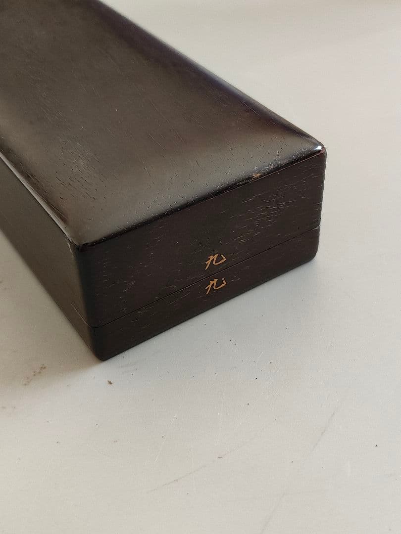 本珊瑚 翡翠玉 唐木箱付き 時代物