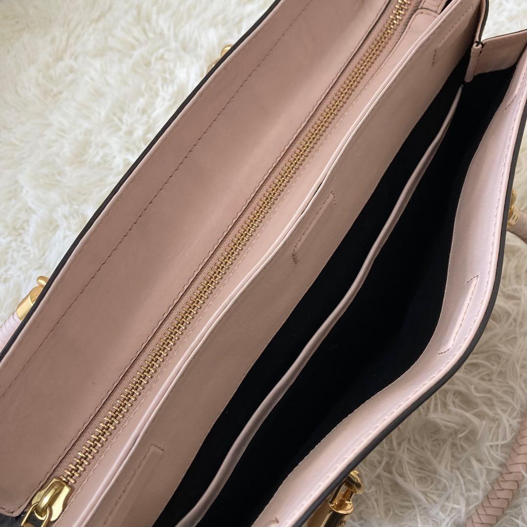 COLE HAAN✨ ベンソン II ワーク トート　オールレザー　ゴールド金具