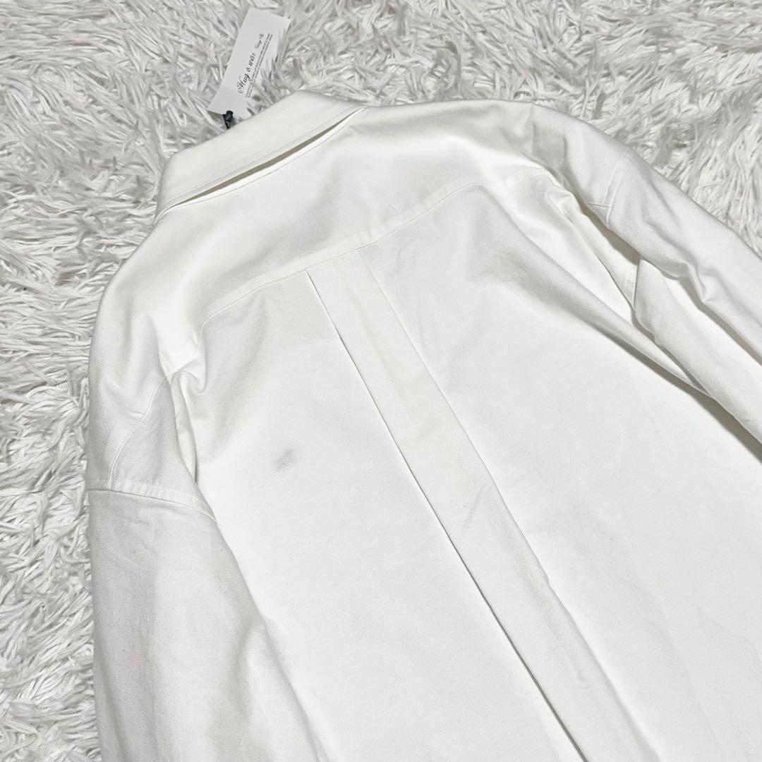 もみちゃん✨2025年 HUG Ō WäR 刺繍入りオックスオーバーシャツ