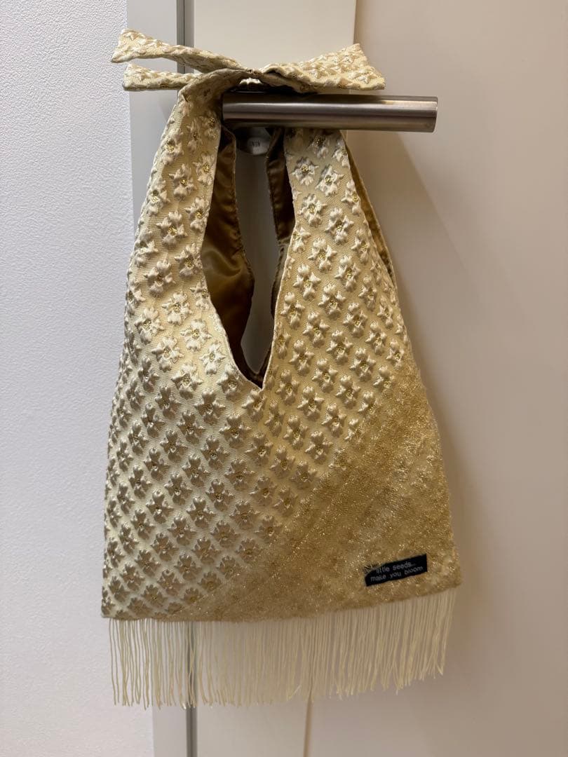little seeds... フリンジハンドバッグ
