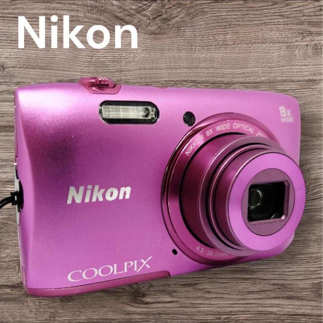 ニコン COOLPIX S3600 ピンク Nikon 美品 動作確認OK