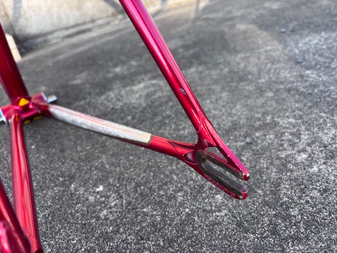 ピ*ザ様 NAGASAWA ピストバイク フレーム NJS 中野レッド C-C5