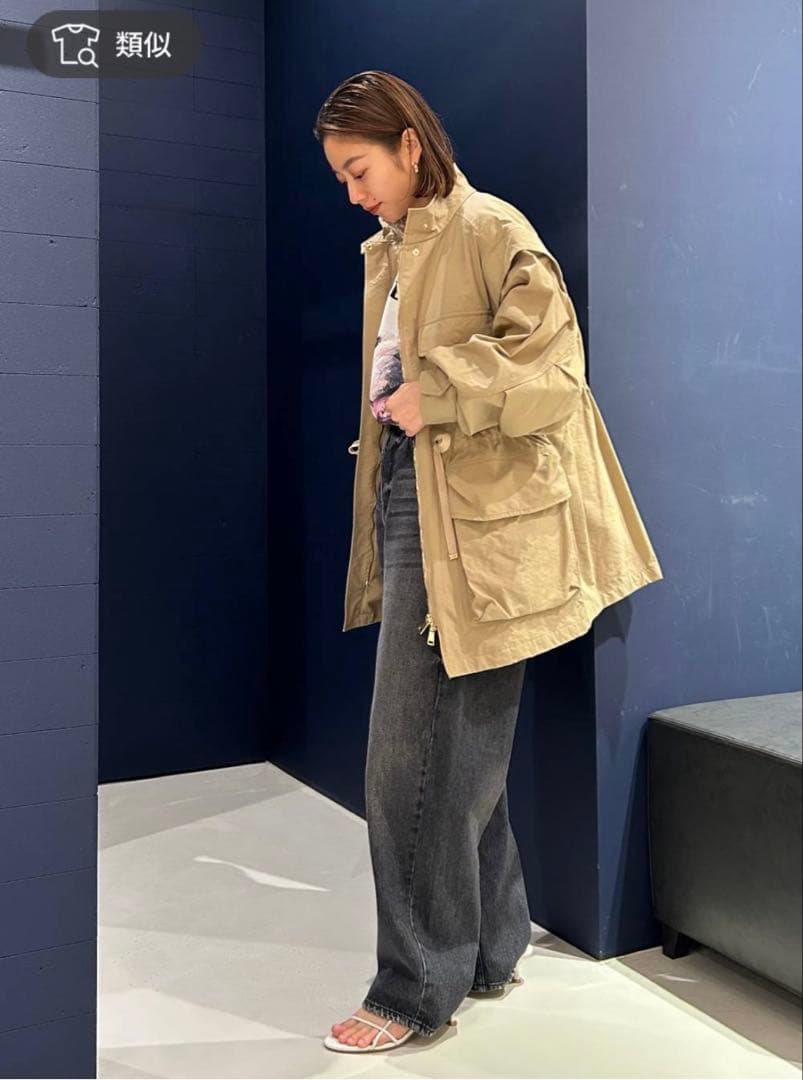 カレンソロジー　ミリタリー2wayブルゾン