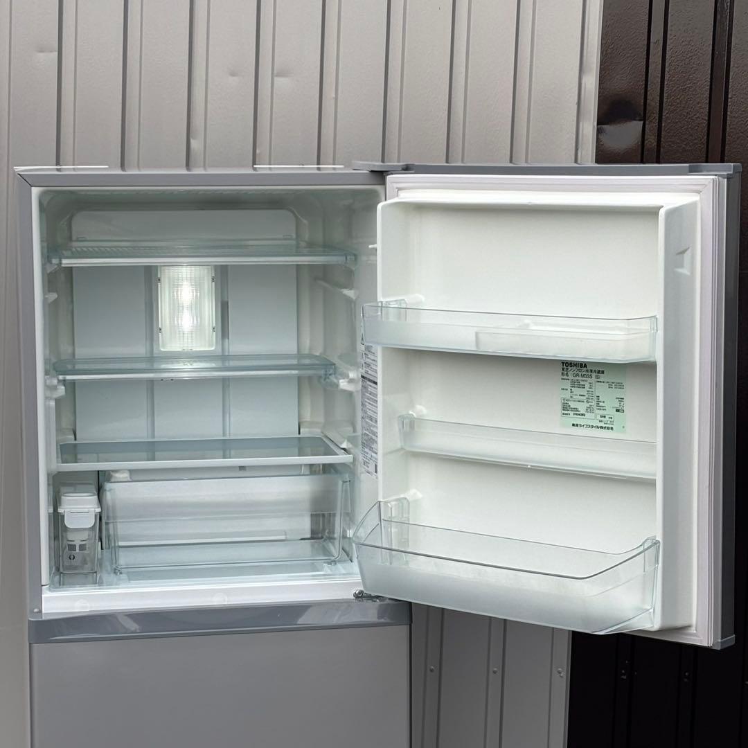 ◯ 送料込！設置対応◎TOSHIBA 東芝 330L 3ドア冷蔵庫GR-M33S