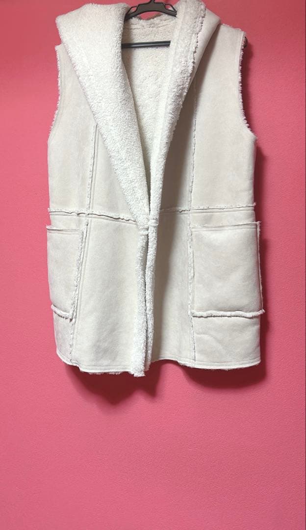 グラムリップス ボア ムートン ベスト リバーシブル 大人気 完売品 定価高