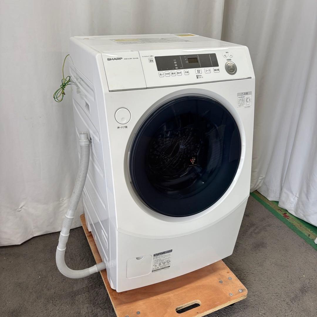 942　SHARP　ドラム式洗濯機　10キロ　右開き　安い　中古　綺麗　設置無料