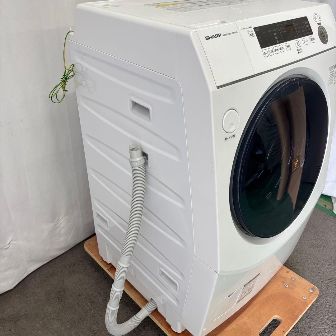 942　SHARP　ドラム式洗濯機　10キロ　右開き　安い　中古　綺麗　設置無料