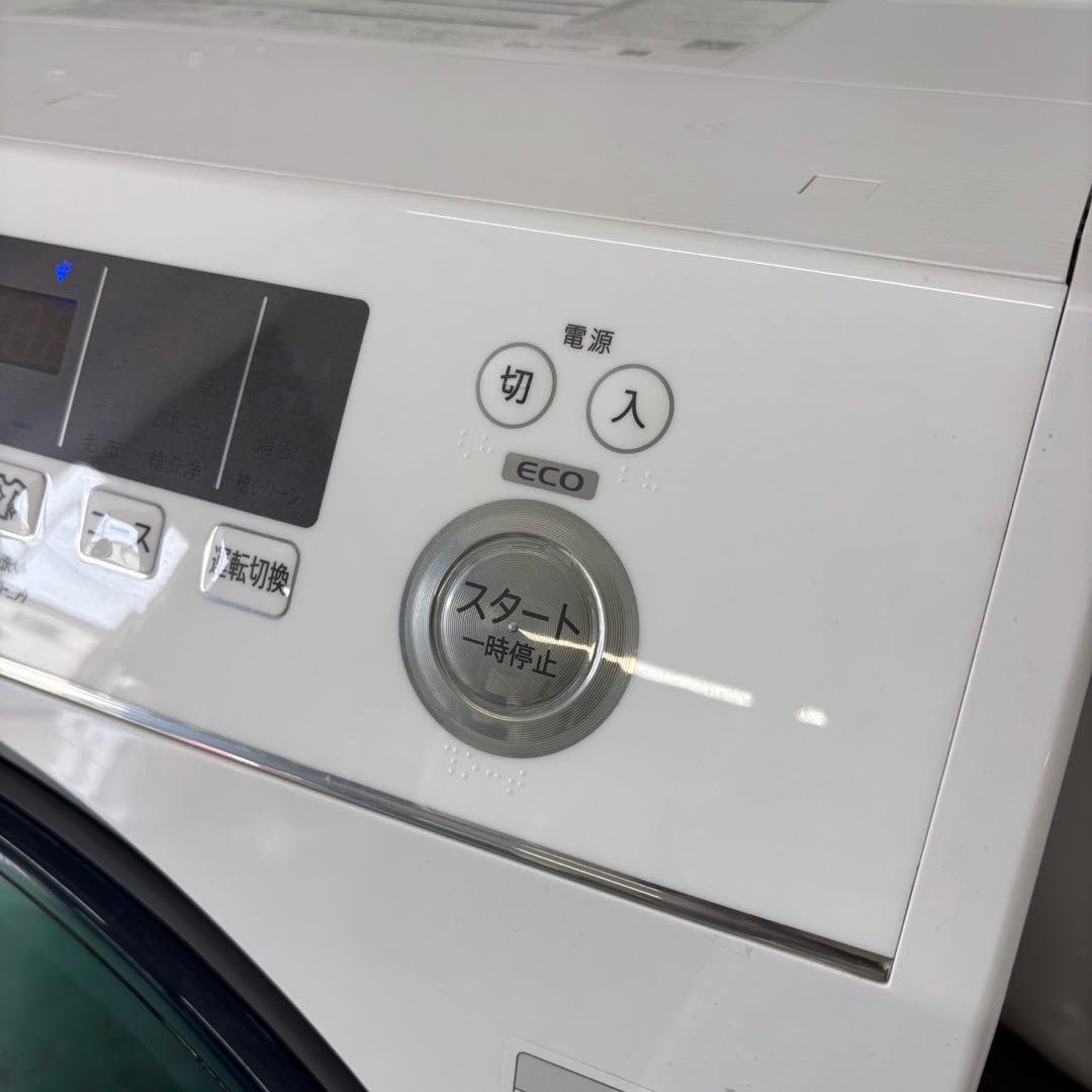 942　SHARP　ドラム式洗濯機　10キロ　右開き　安い　中古　綺麗　設置無料