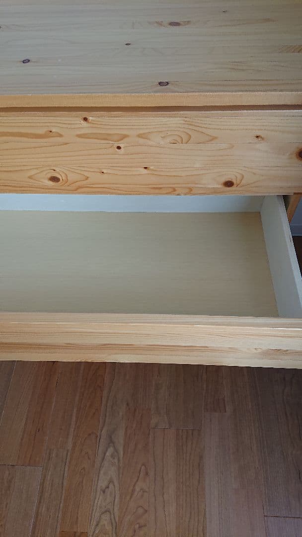 無印良品 パイン材 チェスト 4段