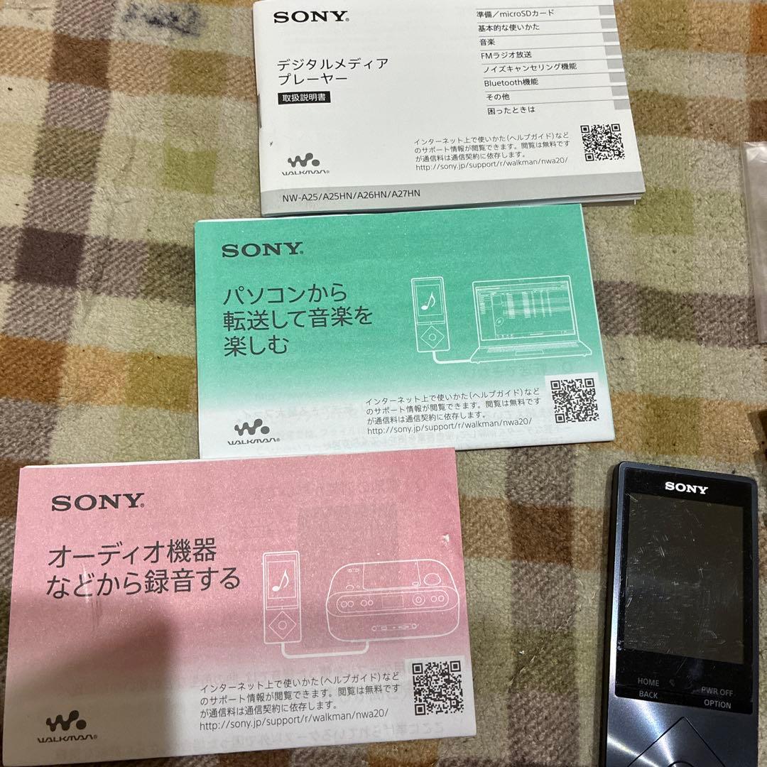 【状態良好】高級イヤホン付属　ソニー　ウォークマン　NW-A26 32GB