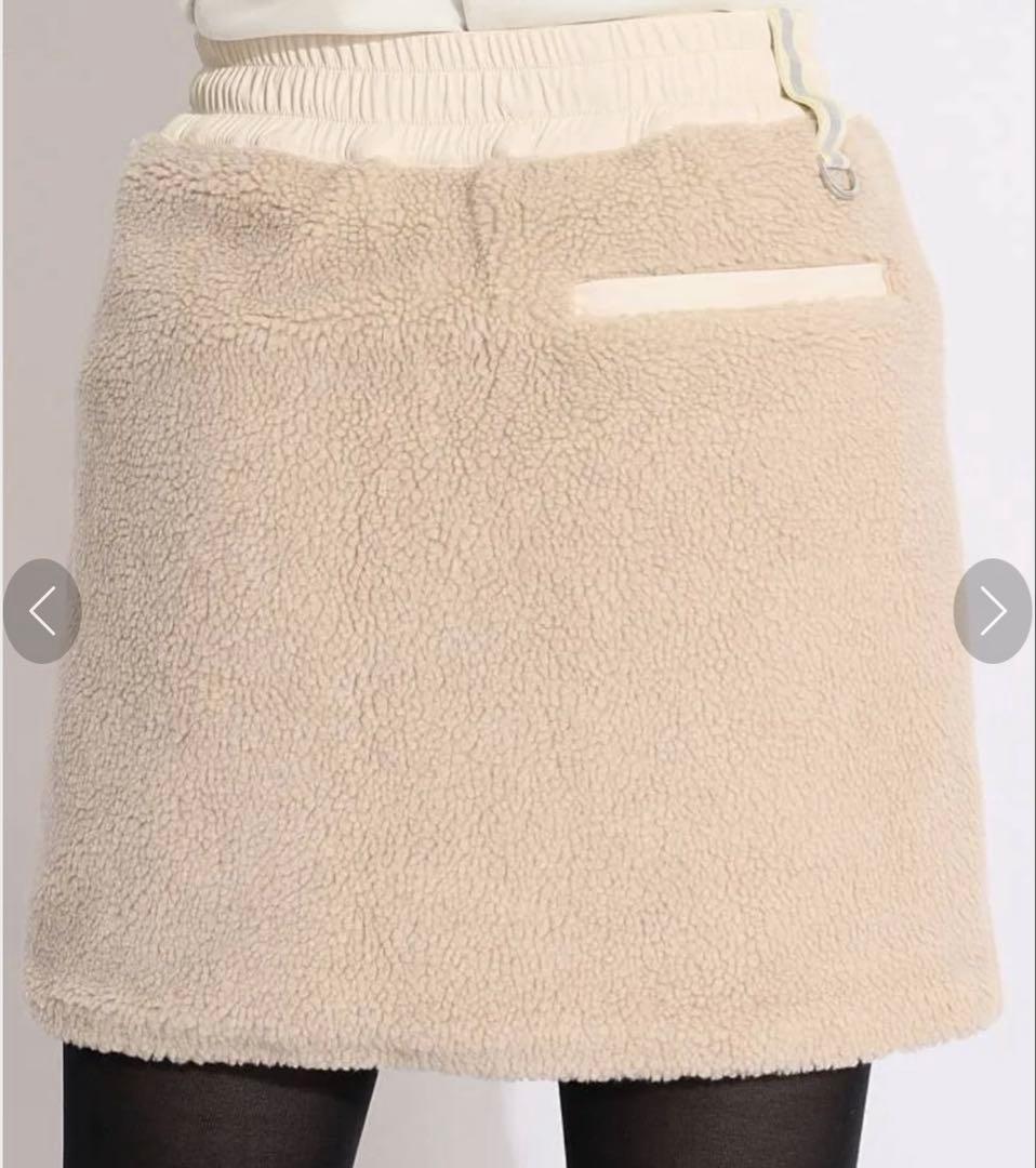 最終値下げ！CPG GOLFシーピージーゴルフ合皮切替ボアスカート 定価3.9万